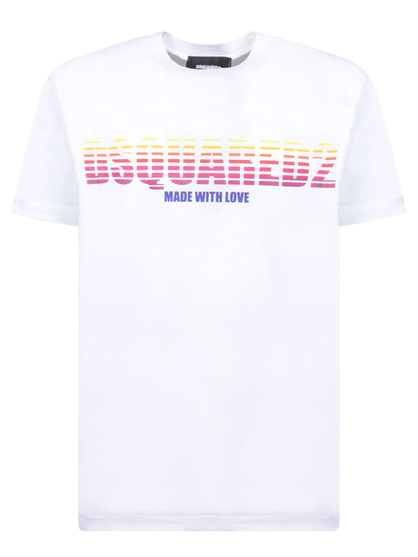 Dsquared2 Made With Love White T-shirt - Men