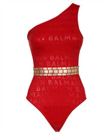 Balmain Printed One-piece Swimsuit - Women - Piano Luigi
