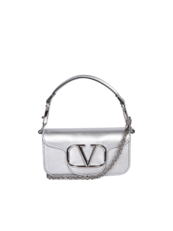 Valentino Loco Small Silver Bag - Women