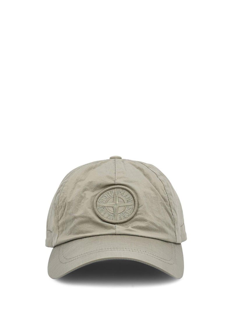 Stone Island Logo Embroidered Baseball Cap - Men