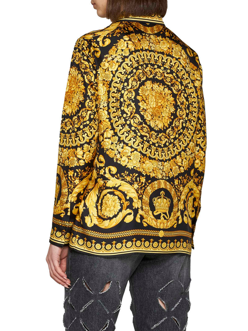 Versace Baroque Silk Shirt - Women