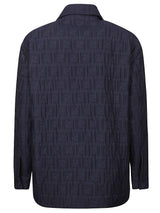 Fendi Monogrammed Collared Long-sleeve Shirt - Men