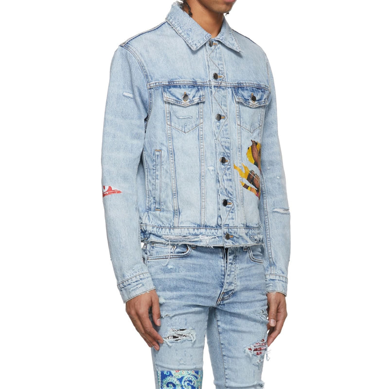 AMIRI Playboy Magazine Trucker Denim Jacket - Men