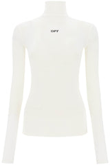 Off-White Funnel-neck T-shirt With Off Logo - Women