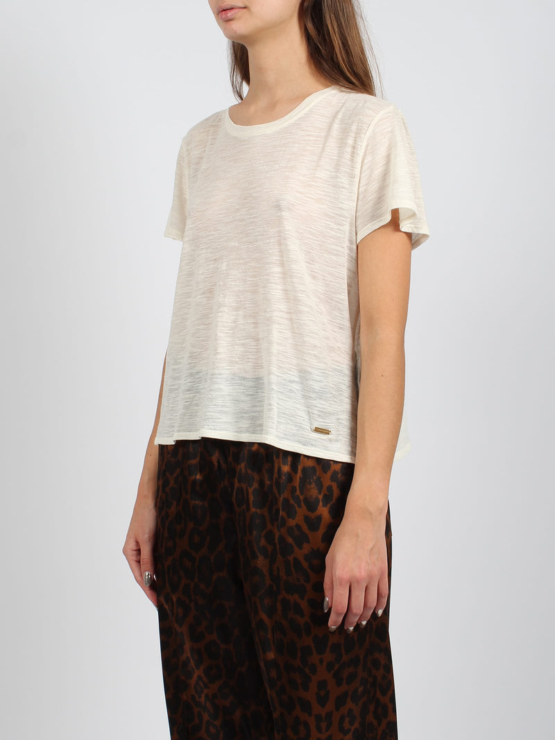 Tom Ford Slub Cotton Jersey Crewneck T-shirt - Women