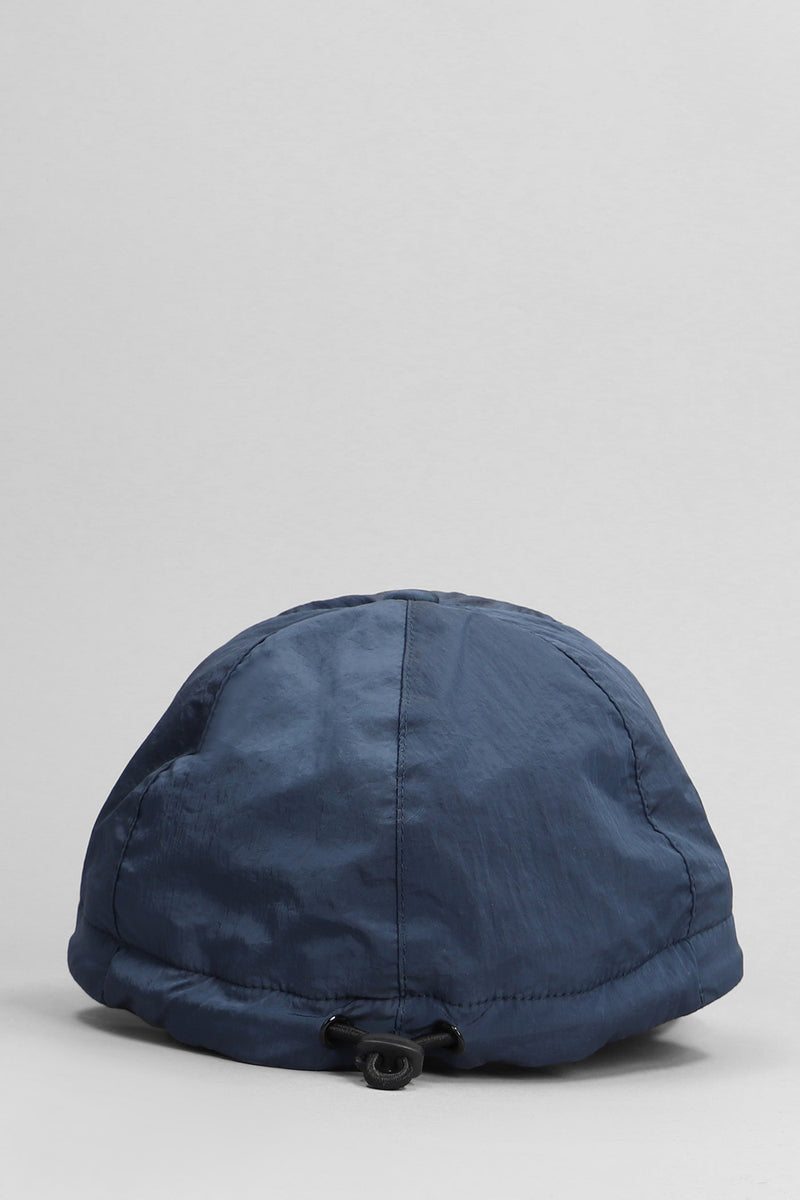 Stone Island Hats In Blue Polyamide - Men