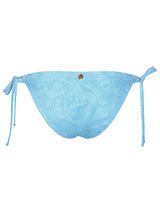 Versace barocco Light Blue Polyester Blend Bikini Bottoms - Women