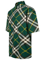 Burberry Green Cotton Shirt - Men