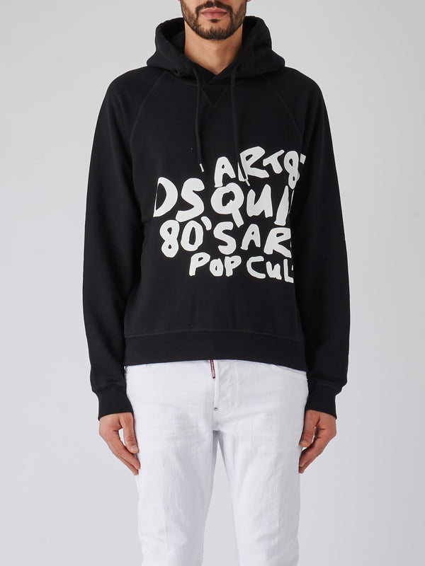 Dsquared2 D2 Pop 80s Cool Fit Hoodie Sweatshirt - Men