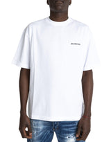 Balenciaga White T-shirt Logo Medium Fit - Men - Piano Luigi