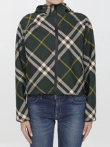 Burberry Check Cropped Lightweight Jacket - Women