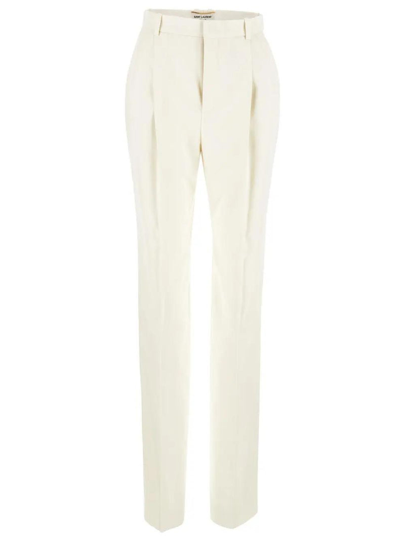 Saint Laurent Pleated Sartorial Trousers - Women