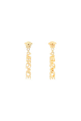 Versace Logo Pendant Earrings - Women