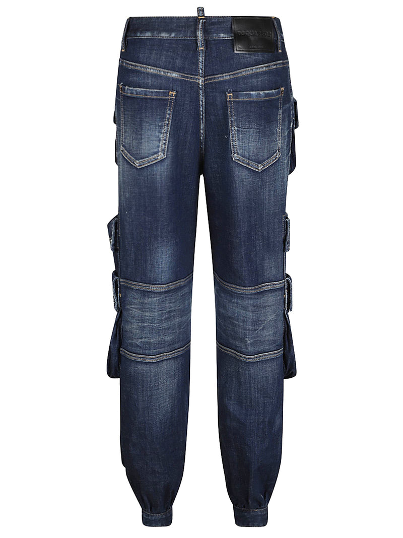 Dsquared2 Denim Cargo Trousers - Women