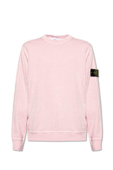 Stone Island Logo Detailed Crewneck Sweatshirt - Men