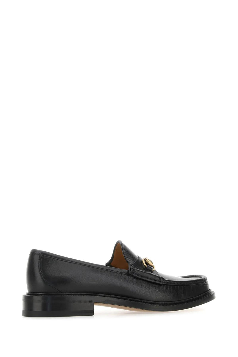 Gucci Black Leather Loafers - Men