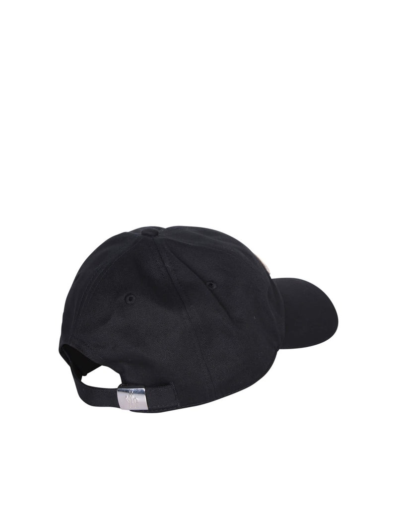 Moncler Multi Patch Logo Black Hat - Men