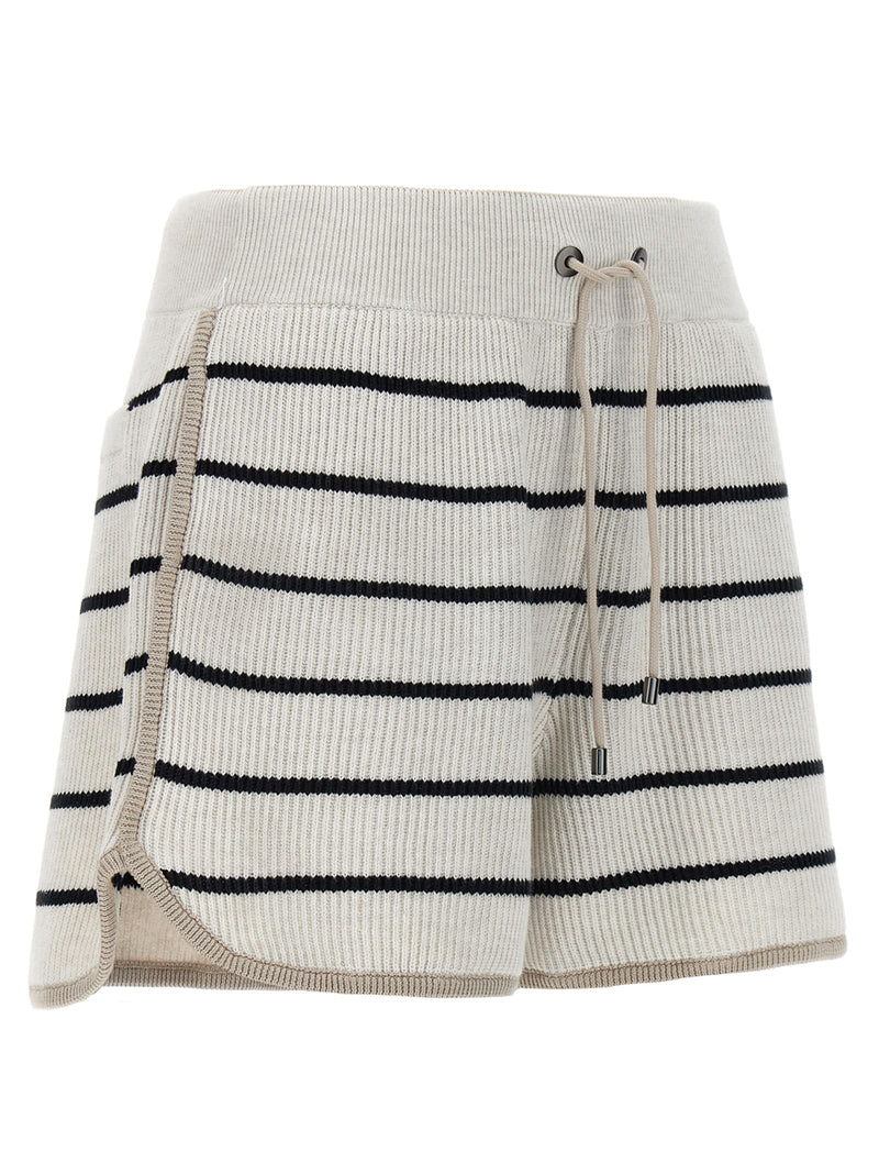 Brunello Cucinelli Striped Shorts - Women