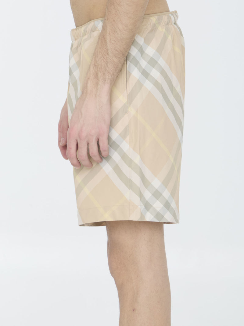 Burberry Check Swim Shorts - Men