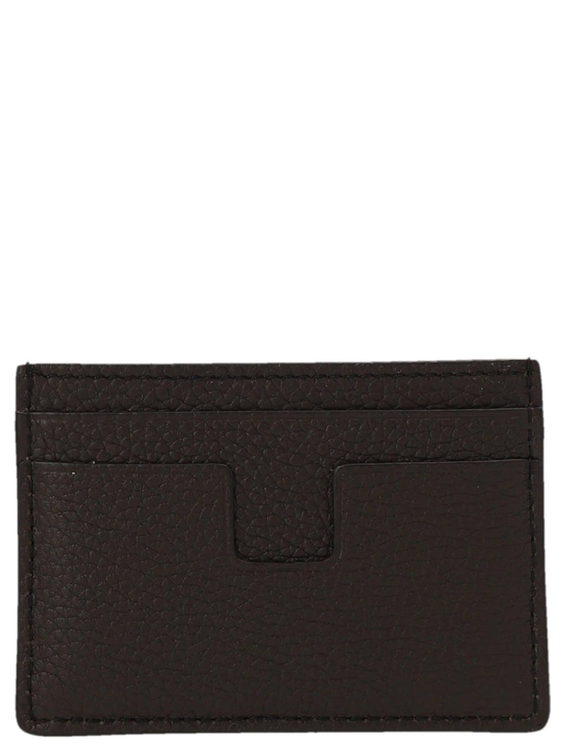 Tom Ford Logo Print Card Holder - Men - Piano Luigi