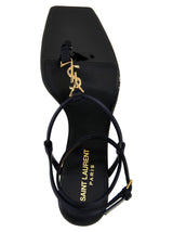 Saint Laurent Cassandra Satin Sandals - Women