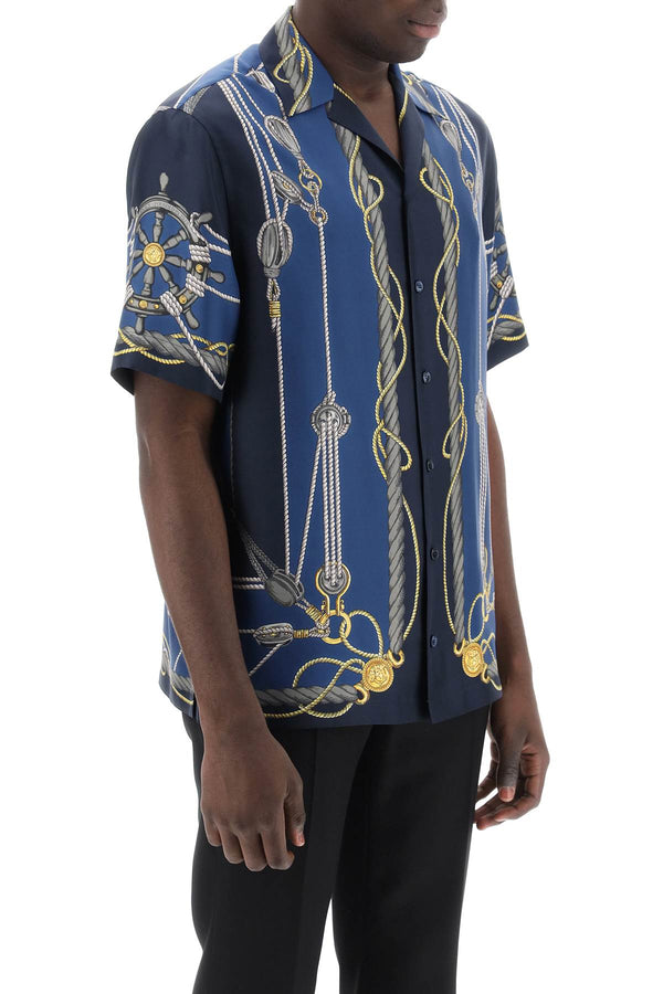 Versace Nautical Bowling Shirt - Men