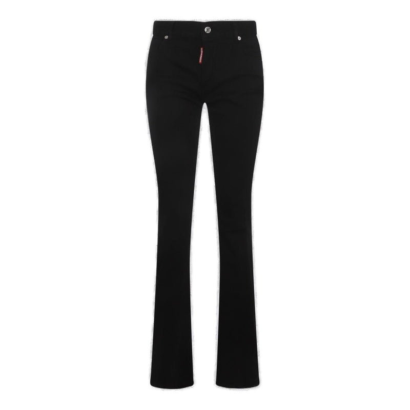 Dsquared2 Medium Waist Flare Twiggy Jeans - Women