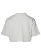 Off-White Gray Cotton T-shirt - Women - Piano Luigi