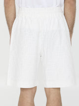 Fendi Ff Cotton Bermuda Shorts - Men
