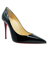 Christian Louboutin Black Patent Kate 100 Pumps - Women - Piano Luigi