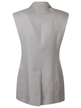 Brunello Cucinelli Single-button Sleeveless Jacket - Women