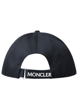 Moncler Black Cotton Hat - Men