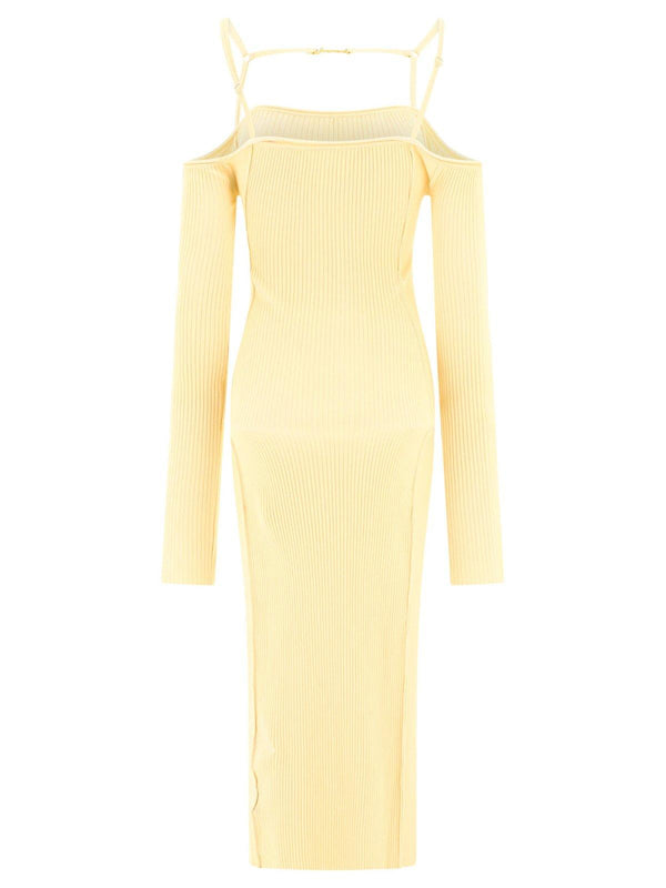 Jacquemus La Robe Sierra Long Sleeve Lingerie Dress - Women