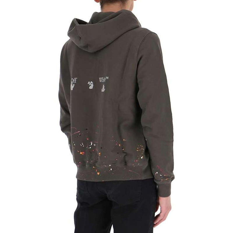 Off-White Paint-splatter Hoodie - Men - Piano Luigi