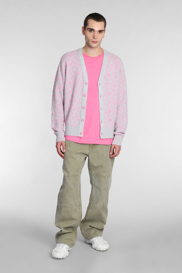 Acne Studios T-shirt In Rose-pink Cotton - Men