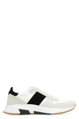 Tom Ford Leather And Fabric Low-top Sneakers - Men - Piano Luigi