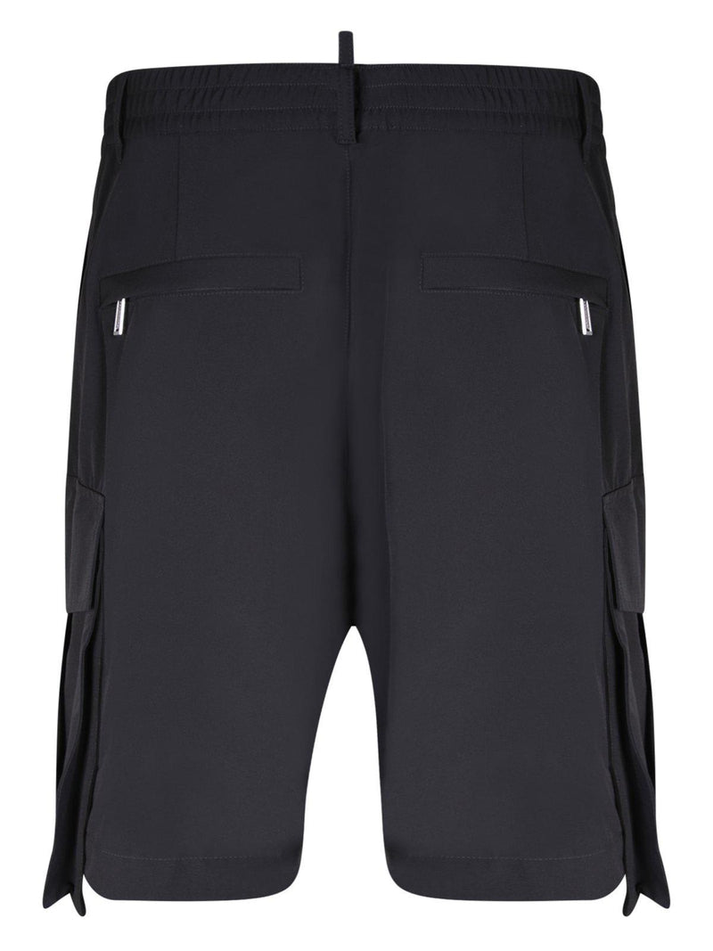 Dsquared2 Elasticated-waistband Knee-length Cargo Shorts - Men