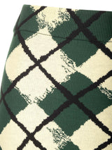 Burberry Argyle Pattern Skirt - Women