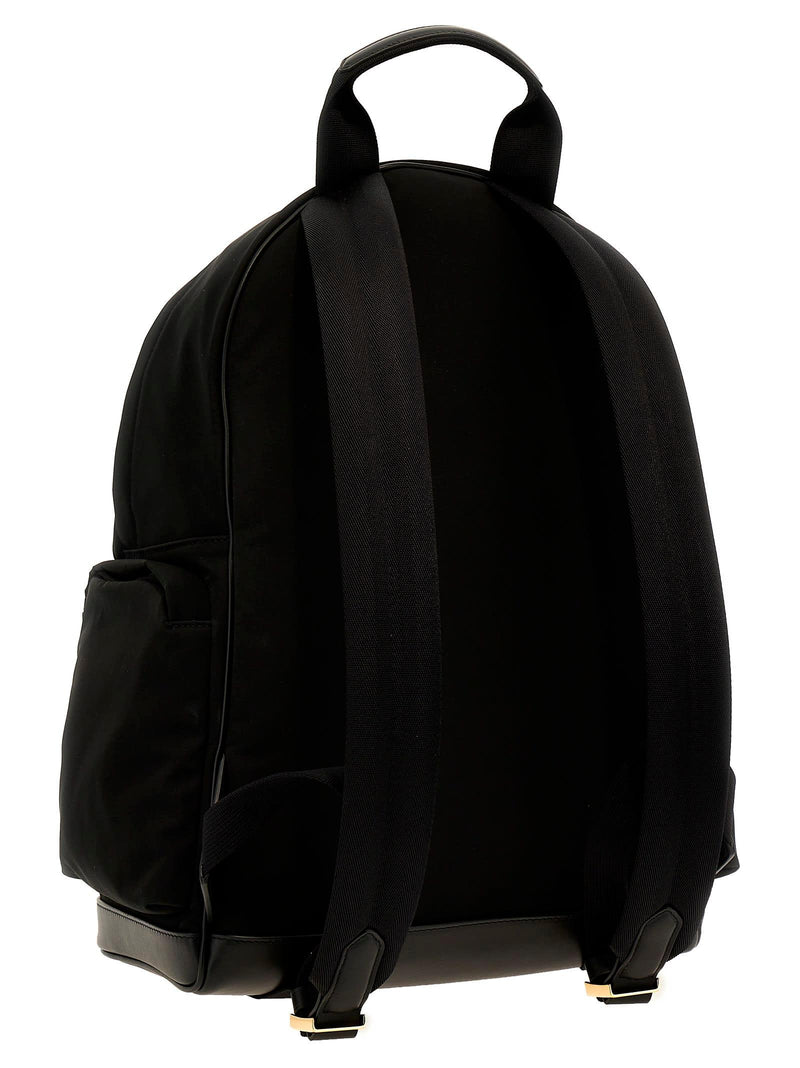 Tom Ford Logo Nylon Backpack - Men - Piano Luigi