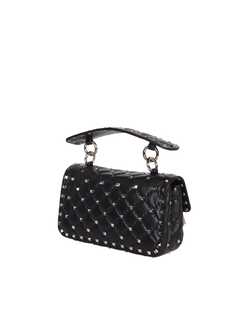 Valentino Rockstud Spike Black Small Bag - Women