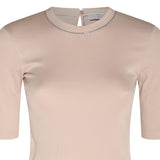 Brunello Cucinelli Embellished Collar T-shirt - Women