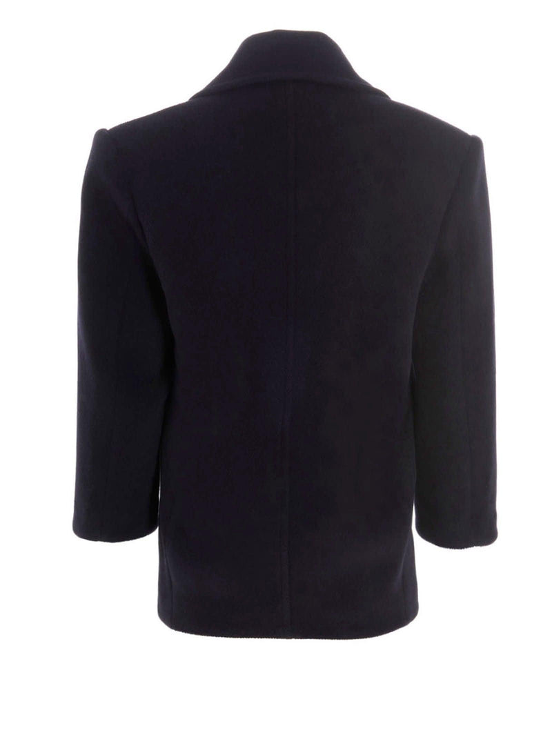 Saint Laurent Wool Double Breast Coat - Women - Piano Luigi