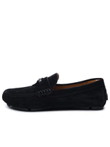 Versace Black Suede Loafers - Men