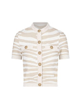 Balmain Zebra Print Top - Women