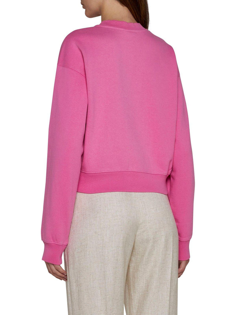 Jacquemus Logo Patch Cropped Sweatshirt - Women