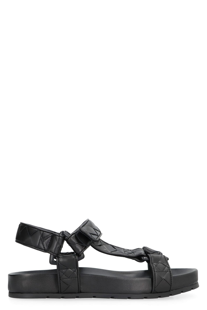 Bottega Veneta Trip Leather Sandals - Women