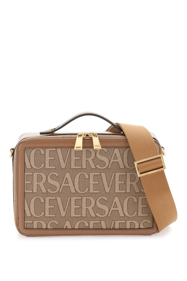 Versace Canvas Messenger Bag - Men