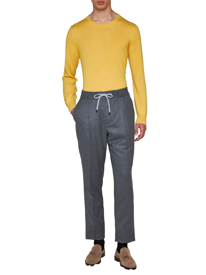 Brunello Cucinelli Drawstring Tailored Trousers - Men