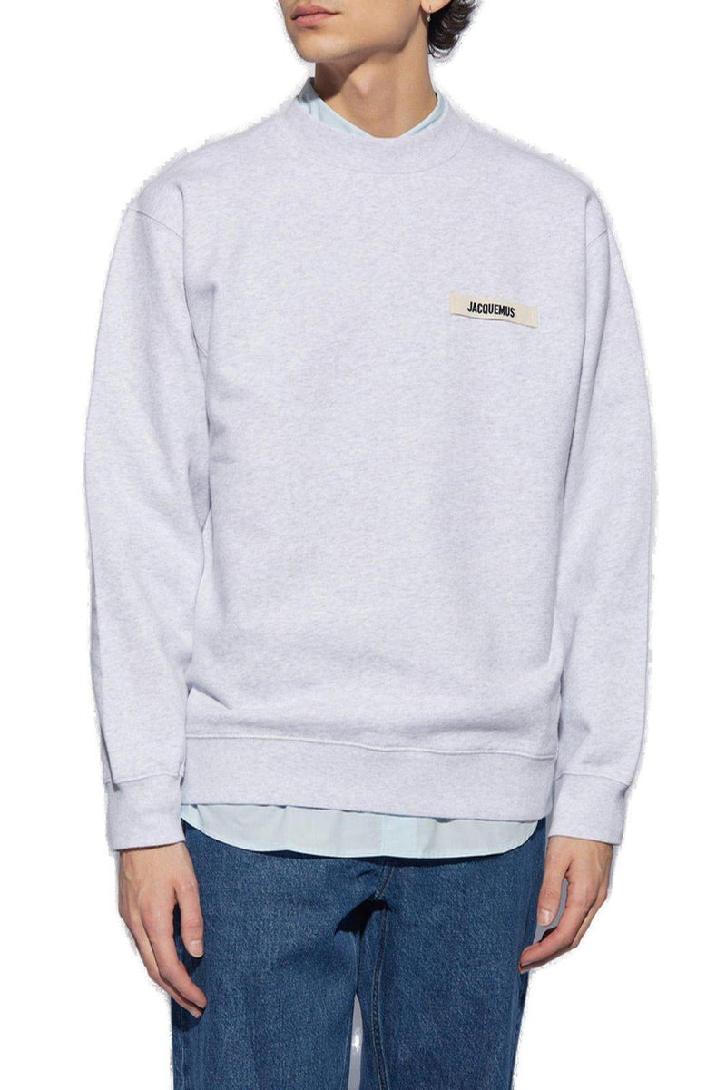 Jacquemus Logo Patch Crewneck Sweatshirt - Men