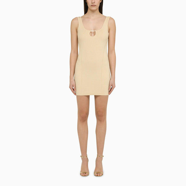 Jacquemus Ivory Sierra Mini Dress - Women